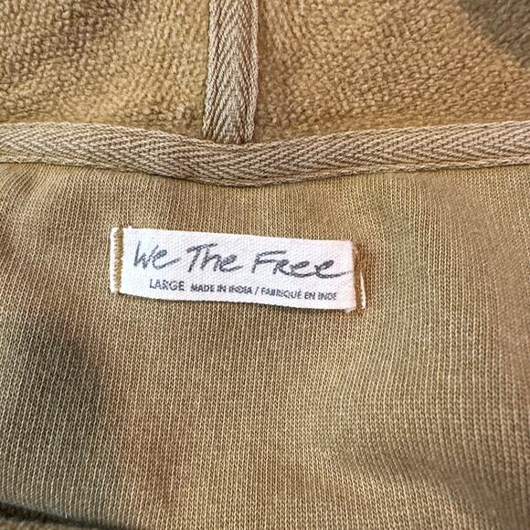 Free People We The Free Sunny Side Pullover Hoodie Long Sweatshirt Oversized - Picture 10 of 12